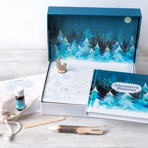 Adventskalenderbuch "Schnauzberts Winterreise"